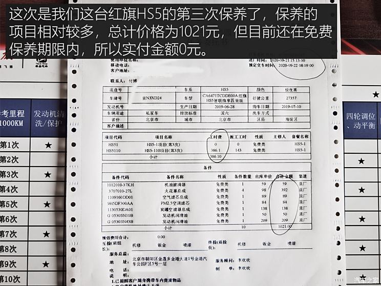 FAW Hongqi Hongqi HS5 2019 2.0T Zhilian Banner enjoys the four-wheel drive version.